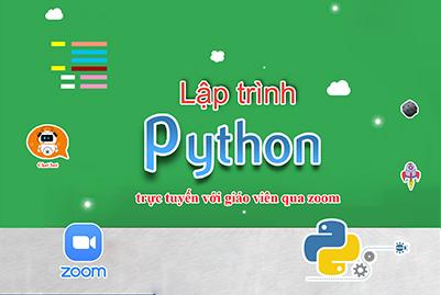 Lập trình Python trực tuyến với giáo viên (Lớp zoom)