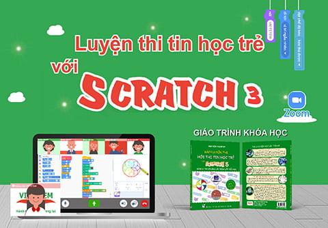 Luyện thi Tin học trẻ với Scratch trực tuyến cùng giảng viên